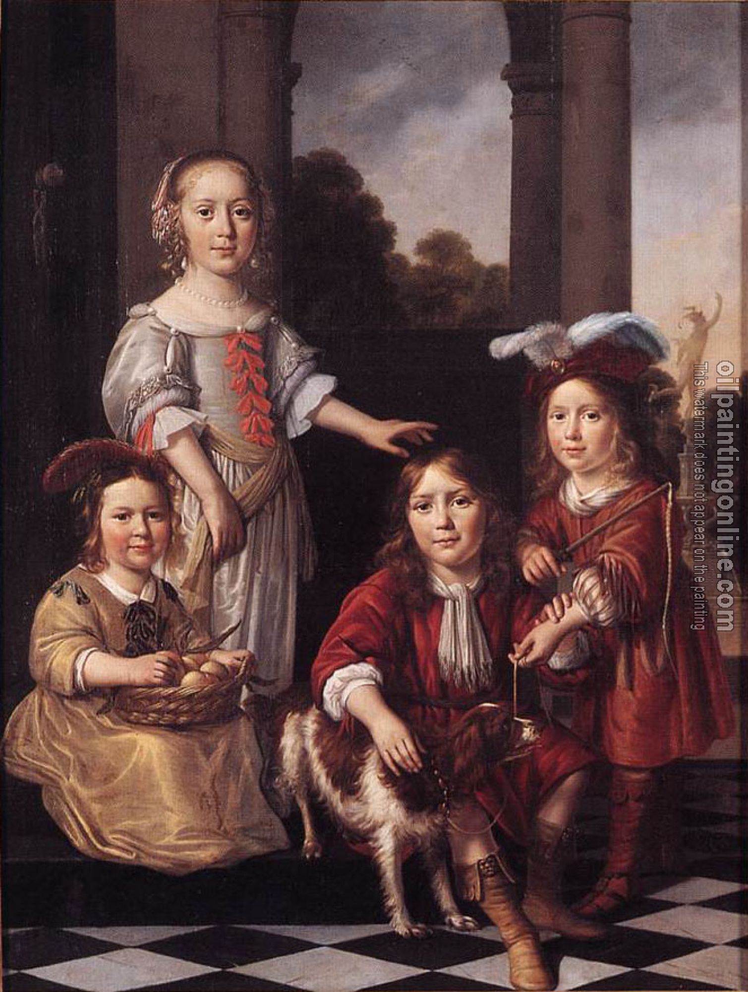 Maes, Nicolaes - Portrait of Four Children